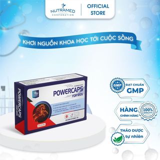 Viên uống Powercaps for men tăng cường sức khỏe sinh lý nam giới (Hộp 3 vỉ x 10v)