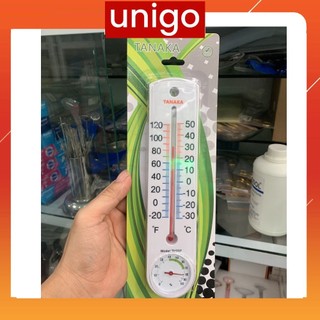Nhiệt ẩm kế tanaka th337 - đo nhiệt độ, độ ẩm trong nhà và ngoài trời - unigo