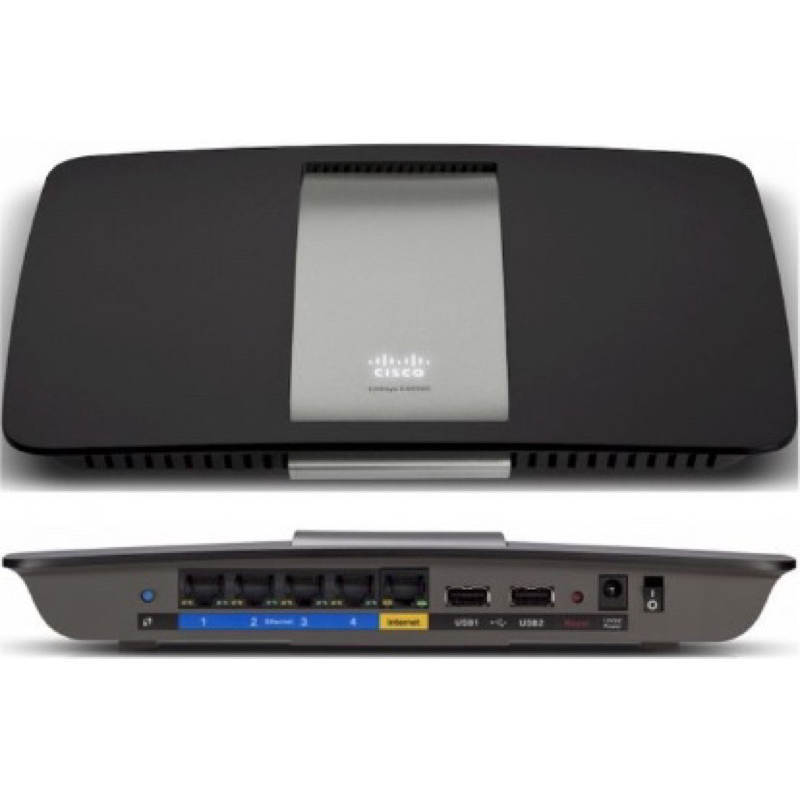 Bộ phát WIFI Smart Router Wifi Linksys EA6500: 2 băng tần, tốc độ 1750Mbps chuẩn AC, Cổng 1Gb, USB H