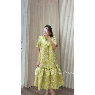 ĐẦM GẤM VÀNG CỘT NƠ - BIMI