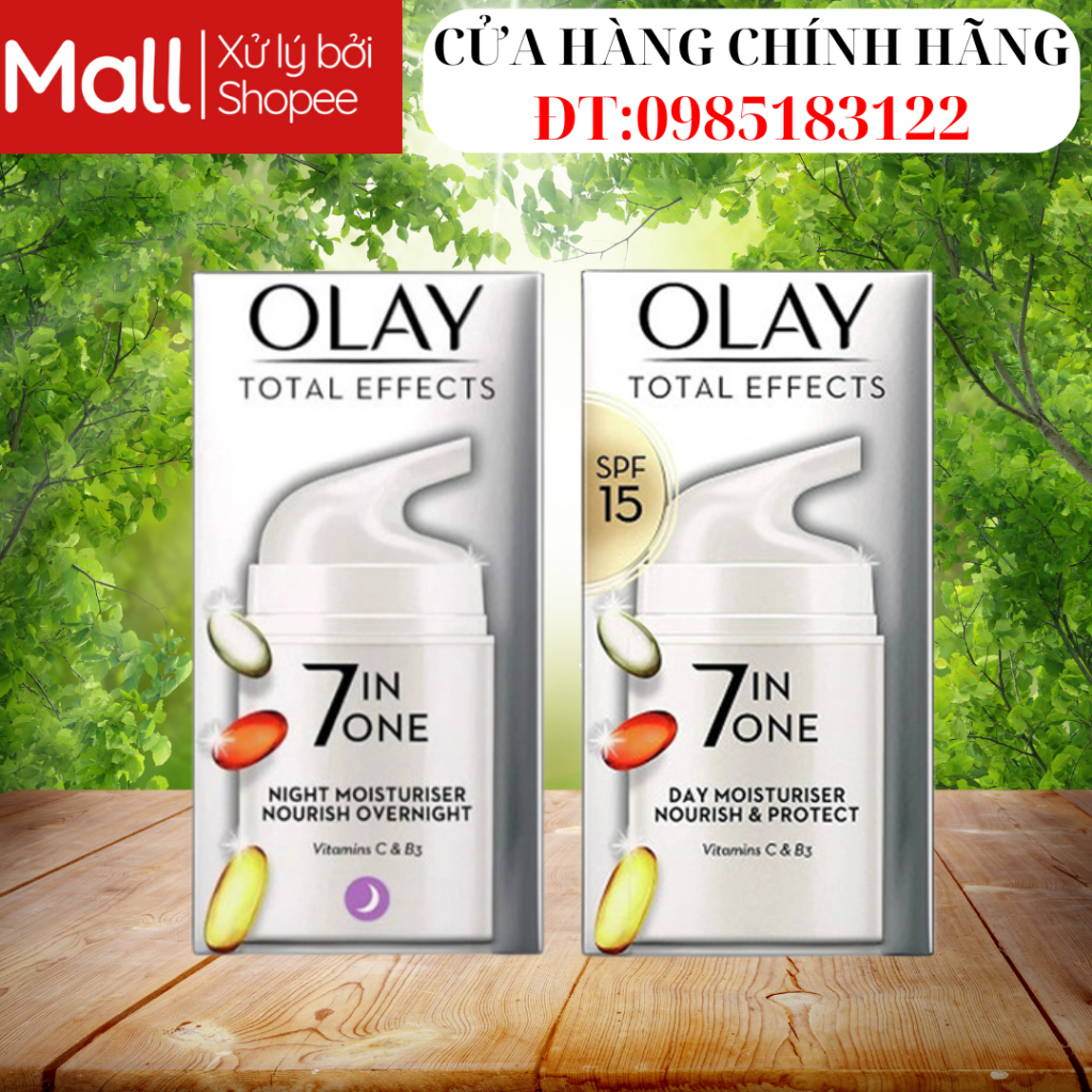 KEM DƯỠNG OLAY 7 in 1 bản uk 50ml ban ngày và ban đêm cao cấp