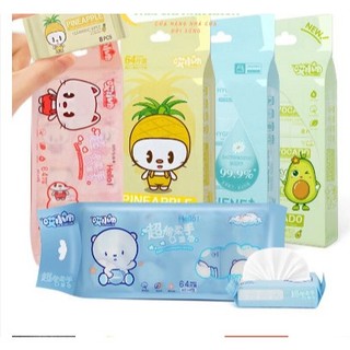 Khăn giấy ướt mini bỏ túi tiện lợi, khăn ướt tiện dụng