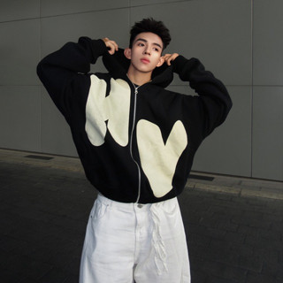 Áo khoác unisex Heaven HOODIE HVNO ZIP chất liệu nỉ bông cotton