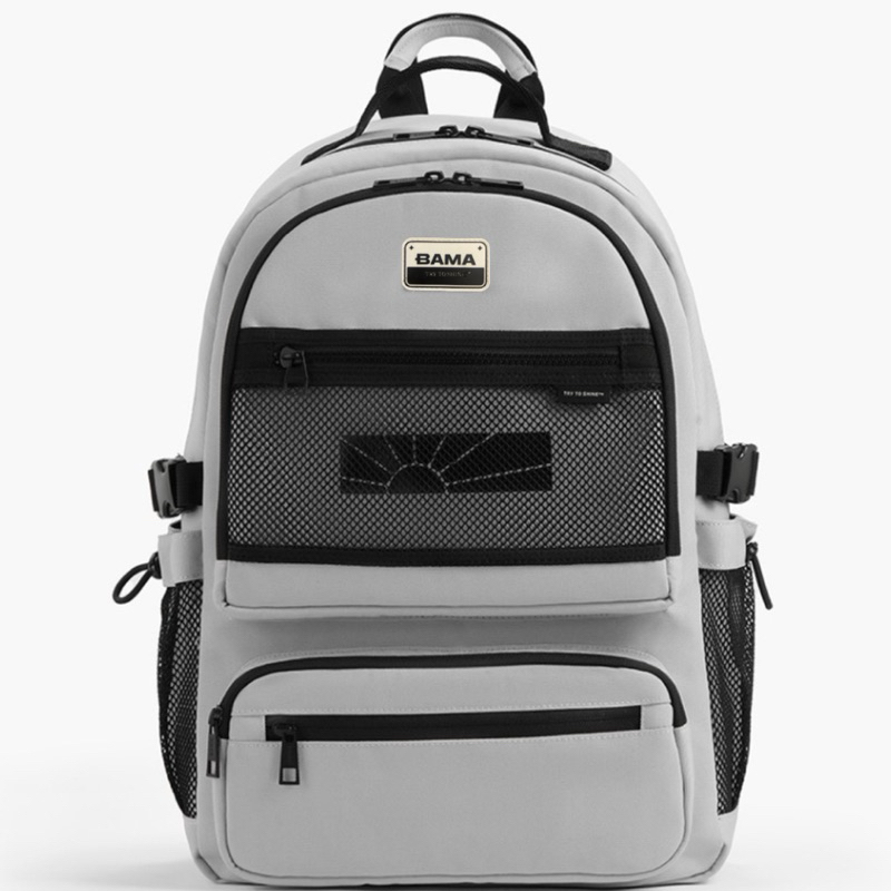 Balo nam nữ đi học đi làm BAMA Mesh Fabric Backpack MF102 chống nước nhiều ngăn, cặp sách đi học đựn