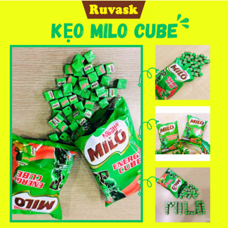 Kẹo Milo Thái Lan CHÍNH HÃNG Gói 100 Viên - Milo Cube Cacao Thơm Ngon - Kẹo Milo Cube Ruvask