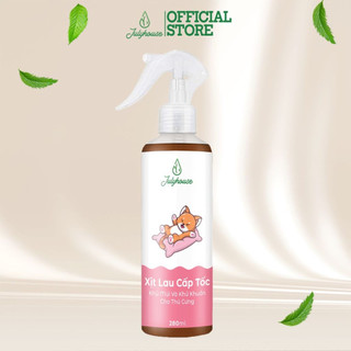 Nước lau sàn cấp tốc dạng xịt khử khuẩn khử mùi chó mèo 280ml JULYHOUSE kết hợp tinh dầu Oải Hương,Khuynh Diệp, Sả Chanh