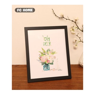 Khung ảnh treo tường BUNA, khung ảnh để bàn bằng gỗ mặt kính size012x17cm,14.5x19.6cm TẶNG KÈM CHỐNG