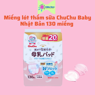 Miếng lót thấm sữa ChuChu Baby Milk Pad Airy 130 miếng + 20 miếng- Nhật Bản