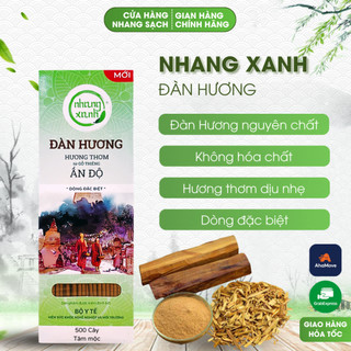 Nhang Đàn Hương Ấn Độ Nhang Xanh 30cm - Sản Phẩm Tự Nhiên Cho Không Gian Sống Trong Lành - Tăm mộc