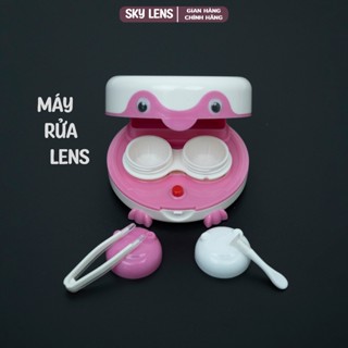 Máy rửa lens bằng Pin Tiện dụng Sky Contact lens|Video_Ảnh Thật sản phẩm