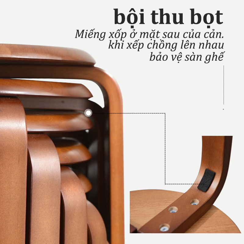 ALOVE Ghế Đôn Gỗ Tự Nhiên Ghép Chân Uốn Cong  Ghế Đôn Gỗ Decor Phòng Ghế Đôn Gỗ | BigBuy360 - bigbuy360.vn