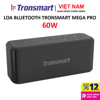 Loa Bluetooth Tronsmart Mega Pro - 60W - Có NFC và ghép đôi 2 loa - Bảo Hành 12 tháng