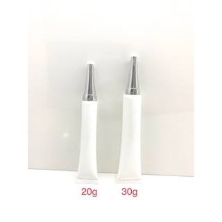 Tuýp nhựa nắp nhọn bạc 30g 20g chiết kem