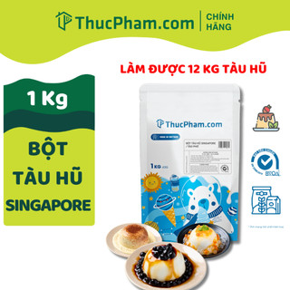 1kg bột tàu hũ thucpham.com làm thành 12kg soya pudding singapore / tào phớ vị truyền thống, lá nếp, đường đen