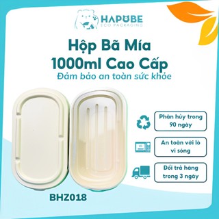 50 hộp bã mía 1000ml màu nâu bhz018