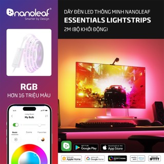 Dây đèn LED thông minh Nanoleaf Essentials Lightstrips 16 triệu màu 2 Mét (Bộ khởi động)