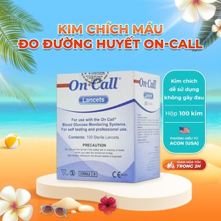 Kim chích máu thử đường huyết Acon On-call Plus (100 kim / hộp)