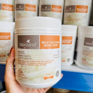 - Viên uống Canxi hữu cơ Calcium Bone Care Bioisland 150 viên Úc