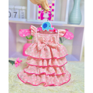 Váy tầng hoa nhí cho chó mèo thú cưng cute