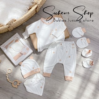 Set sơ sinh Moon chất petit mềm cho bé sơ sinh