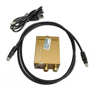 Hộp Chuyển Âm Thanh Từ Cổng Quang Optical Sang Cổng AV Audio 2 Đầu Bông Sen