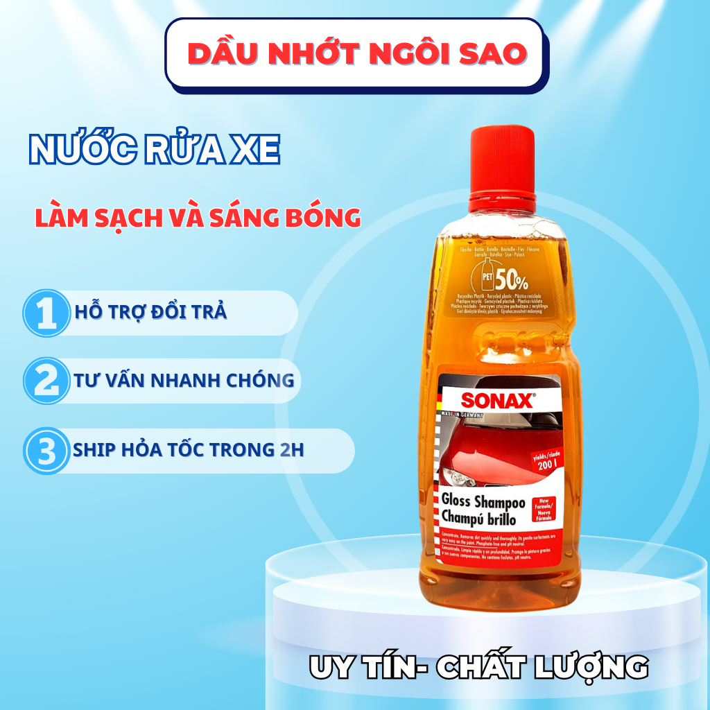 Nước Rửa Xe Sonax Gloss Shampoo 1lit
