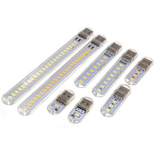 ĐÈN LED TRONG SUỐT SIÊU SÁNG CẮM CỔNG USB CỦA SẠC DỰ PHÒNG, CỐC SẠC,…(3 BÓNG / 8 BÓNG / 24 BÓNG)