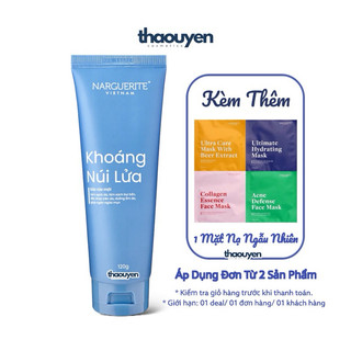 Sữa Rửa Mặt Khoáng Núi Lửa Làm Sạch Da Kiềm Dầu Và Ngăn Ngừa Mụn Narguerite 120g