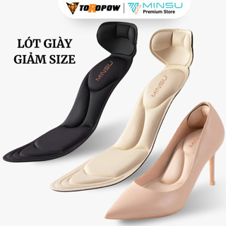 [TOROPOW ]Lót Giày Nữ 7D MINSU M2301 Bảo Vệ Êm Chân, Chống Trầy Thốn Gót, Chống Rộng, Rớt Gót Cho Giày Cao Gót,  Búp Bê