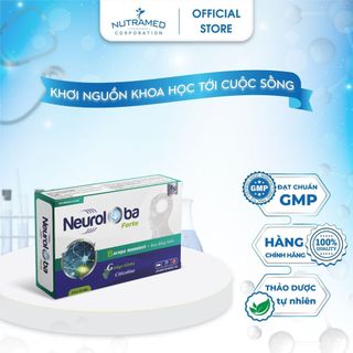 Viên uống chính hãng Nutramed Neuroloba Forte cải thiện tuần hoàn máu não, tăng cường trí nhớ