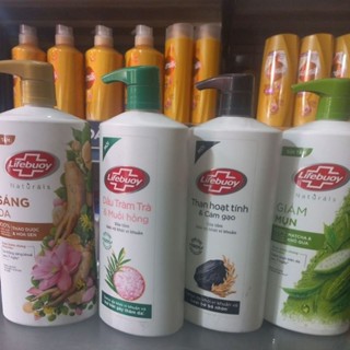 Sữa tắm Lifebuoy than hoạt tính, matcha, dầu tràm trà 782ml