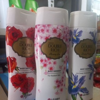 Sữa tắm Double Rich hoa hồng, hoa anh đào, hoa iris 200g