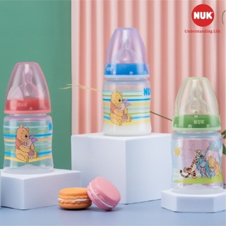 [Chính Hãng] Bình sữa NUK Premium Choice 150ml nhựa PP, cổ rộng, núm silicone S1-M dành cho bé từ 0-6 tháng - Mẫu Disney