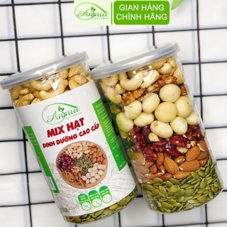 Hạt Dinh Dưỡng mix 6 loại hạt 500g Đã Sấy Chín Ăn Liền - Hạt Nhập Khẩu Cao Cấp siêu ngon