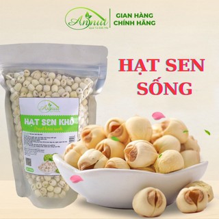 Hạt sen khô Huế loại ngon thơm bở - giúp ngủ ngon, nấu chè, nấu sữa, ăn dặm cho bé