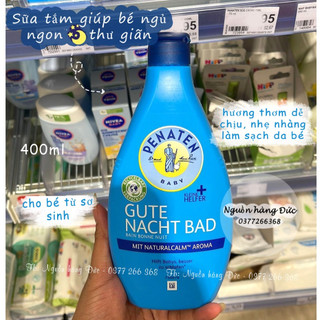 Sữa tắm ngủ ngon PENATEN Nội địa Đức thơm dịu nhẹ cho trẻ em từ sơ sinh- Nguồn hàng Đức