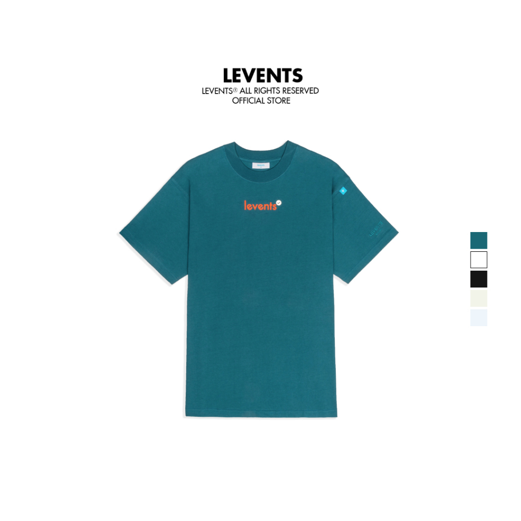 Áo Thun Levents Popular Logo Tee 100% Cotton Unisex T-shirt Oversized