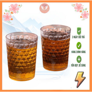 Cốc nhựa meka, cốc tổ ong , dáng đẹp hoạ tiết bắt mắt