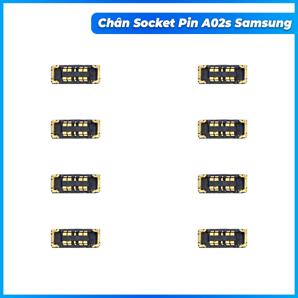 Chân socket pin trên main A02s, A03s, A03 samsung