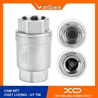 Van 1 chiều lò xo inox, Van nước 1 chiều inox 304 21 27 34, luppe inox 21 27 34 42 49 60