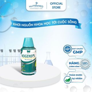 Nước súc miệng chính hãng Nogensol Mouthwash giúp răng miệng sạch toàn diện