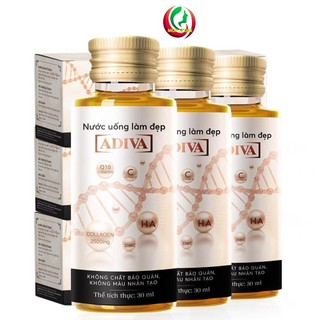 (CHÍNH HÃNG) Combo 03 Hộp Collagen Adiva dạng nước mẫu mới (14 lọ/ hộp)