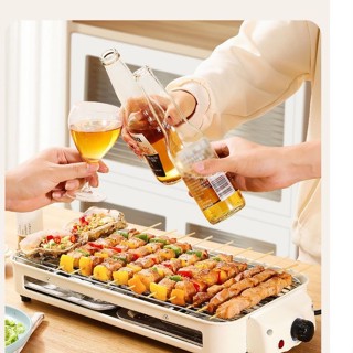 Bếp Nướng Điện Không Khói Nhập Khẩu, Bếp Nướng BBQ Công Suất 1500W Đa Năng