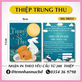 Thiệp hướng dẫn bảo quản Bánh trung thu, Thiệp ghi hạn sử dụng Bánh trung thu - Mẫu 2024 - tranbd