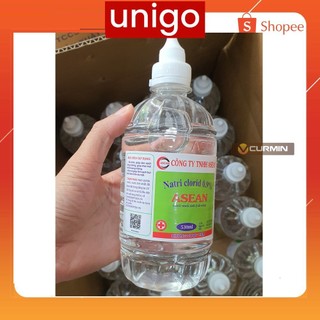 Nước muối sinh lý Asean Natriclorid 0.9% Chai 530ML