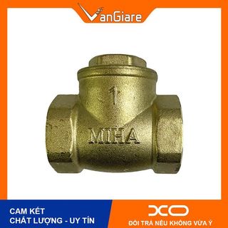 Van nước 1 chiều lá lật đồng thau minh hòa mi miha mvb ren phi 21 27 34 42
