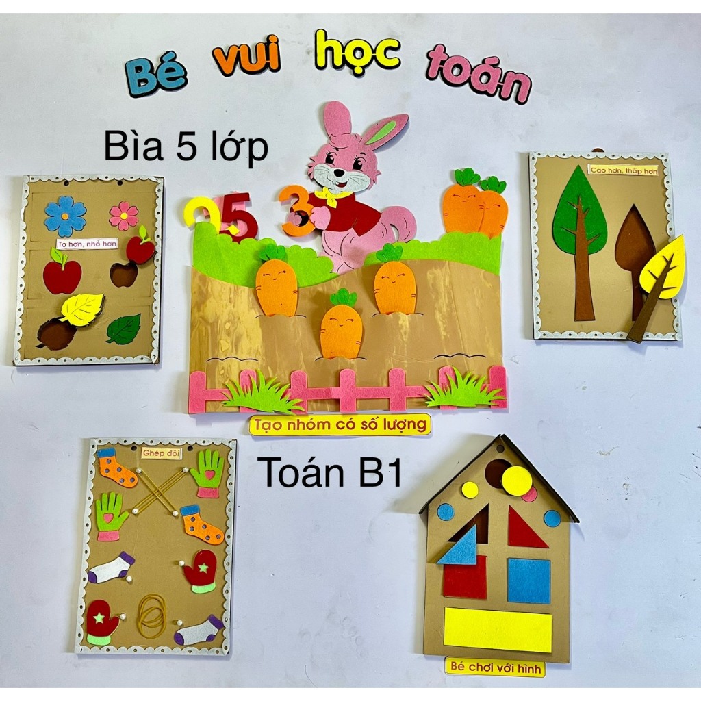 Góc steam- Bé vui học toán (trải nghiệm toán học)