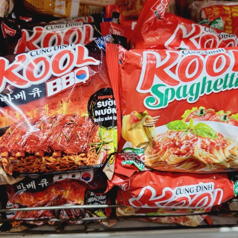 Combo 3 gói Mì trộn kool spaghetti Cung Đình 105g