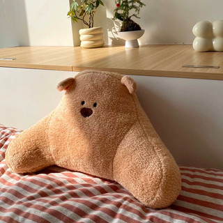 Gối tựa lưng ô tô dễ thương, nệm tựa lưng ghế văn phòng mềm mại/ Gấu bông tựa lưng êm ái Pico Meeko