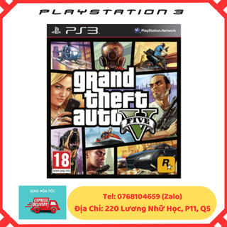 Đĩa game ps3 gốc grand theft auto v - gta 5 / gta v - không bìa